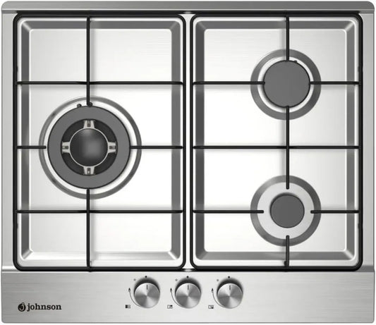 Plaque de cuisson à gaz 60 cm avec 3 brûleurs